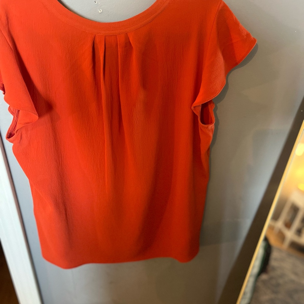 Calvin Klein Women's Vibrant Orange Blouse